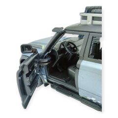 Sesli Işıklı Off- Road Araba 17 cm - D700-07 - Mavi