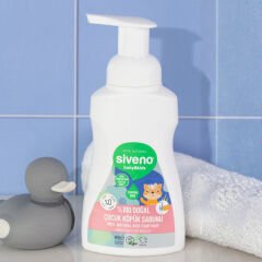 Siveno %100 Doğal Zeytinyağlı Kids Köpük Sabun 250 ml