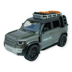 Sesli Işıklı Off- Road Araba 17 cm - D700-07 - Gri