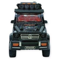 Sesli Işıklı Metal Off- Road Araba 16 cm - D700-04 - Siyah