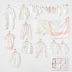 Andywawa AC25552 Pink Baloons 20'li Hastane Çıkışı Ekru