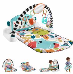 Fisher Price Sesli ve Işıklı Neşeli Hayvanlar Piyanolu Oyun Halısı HWY49