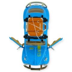 Tatil Serisi - Sesli Işıklı Vosvos Araba 18 cm - Mavi