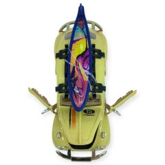 Tatil Serisi - Sesli Işıklı Vosvos Araba 18 cm - Bej