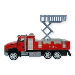 Çek Bırak İtfaiye Arabası 21 cm - Asansörlü