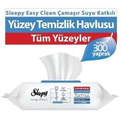 Sleepy Premium Yüzey Temizlik Havlusu 100 Adet Çamaşır Suyu
