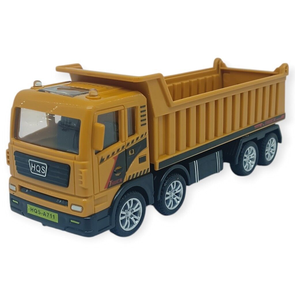 İş Makinaları Serisi - Sürtmeli Kamyon 18 cm  - Kamyon