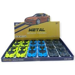 3241D - Ç/B SESLİ IŞIKLI BUGATTİ ARABA 3 AST 12