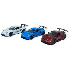 3291D - Ç/B SESLİ IŞIKLI PORSCHE ARABA 3 AST 12