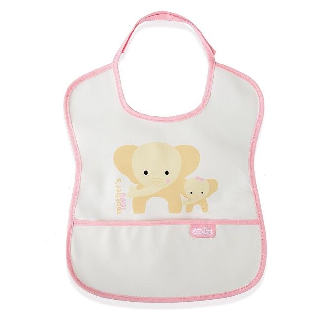 BabyJem Poli Muşamba Küçük Mama Önlüğü 030 Pembe