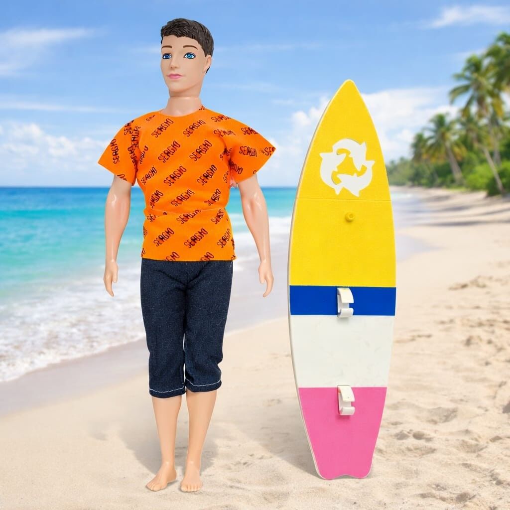 Sörfçü Bebek Sergio Sörf Tahtalı - Turuncu
