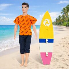 Sörfçü Bebek Sergio Sörf Tahtalı - Turuncu