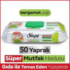 Sleepy Mutfak Temizlik Havlusu 50 Adet Bergamot