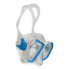 Tempered Camlı Premium Silikon Dalış Maskesi ve Snorkel Yetişkin - Mavi