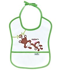 BabyJem Poli Muşamba Küçük Mama Önlüğü 030 Yeşil