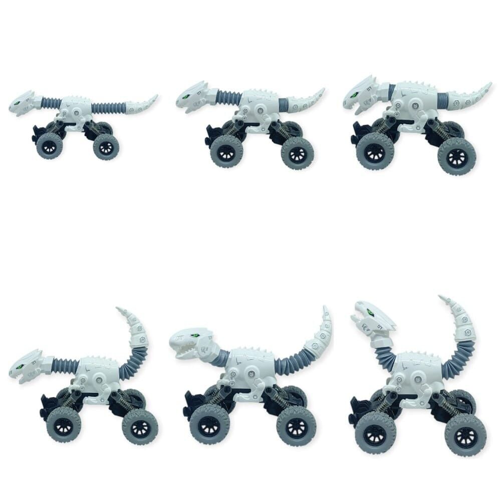 Uzayan Dinazor Arabalar 18 cm - Beyaz