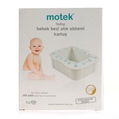Motek 505 Adet Kirli Bebek Bezi Kartuşu