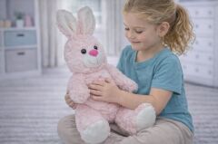 Peluş Sevimli Hayvanlar 40 cm - Pembe Tavşan