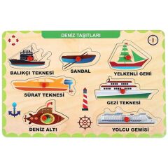 Ahşap Tutmalı Deniz ve Hava Taşıtları