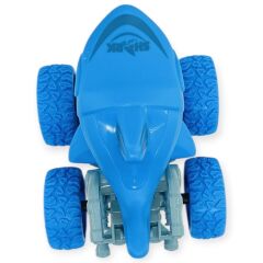 Köpek Balığı Sürtmeli Mekanik Monster Araba Mavi 12 cm