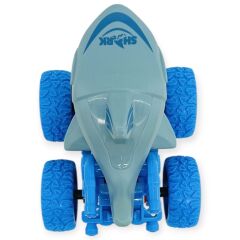 Köpek Balığı Sürtmeli Mekanik Monster Araba Gri 12 cm
