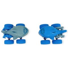 2'li Set Köpek Balığı Sürtmeli Mekanik Monster Araba 12 cm