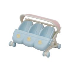 Sylvanian Families Üçüz Bebek Arabası