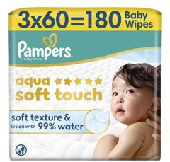 Prima Aqua Soft Islak Havlu Mendil 3'lü 180 Yaprak