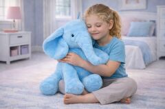 PL62492 - PELUŞ YATAN FİL 65 CM 3 AST