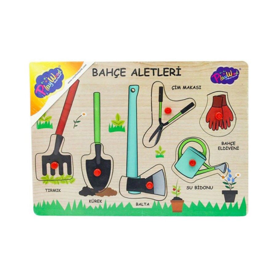 Ahşap Tutmalı Bahçe Aletleri