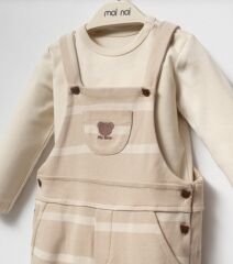 Moi Noi My Bear Salopet MNB1270 Ekru