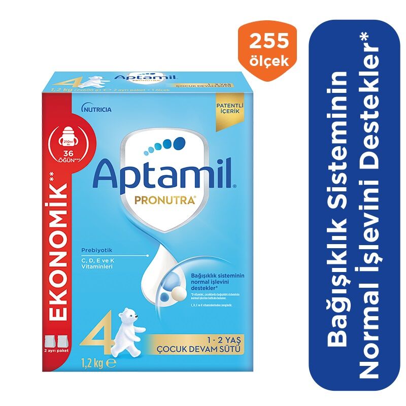 Aptamil 4 Bebek Devam Sütü 1 Yaş+ 1200gr