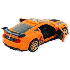 Spor Araba GT-500 Sürtmeli Işıklı Sesli Turuncu Plastik 18cm