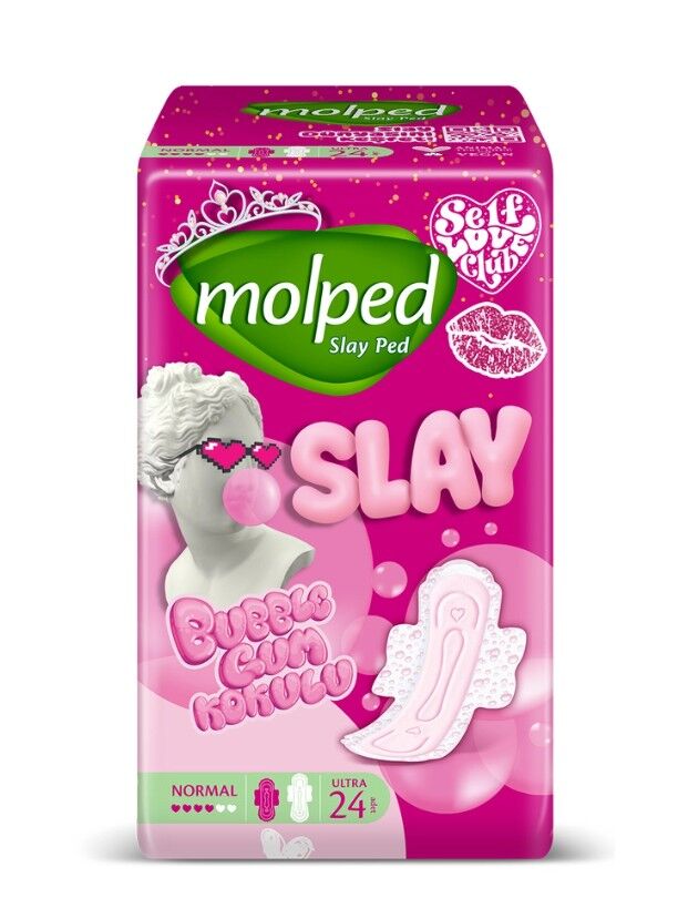 Molped Slay Süper Eko Normal Ped 24 Adet