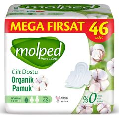 Molped Pure & Soft Mega Normal Hijyenik Ped 46'lı