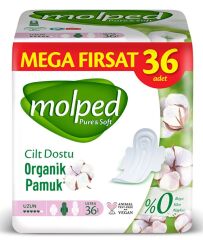 Molped Pure & Soft Mega Uzun Hijyenik Ped 36'lı