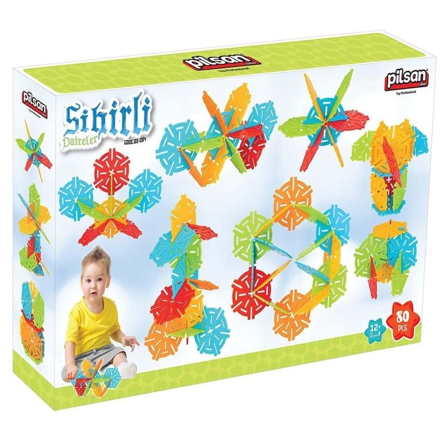 Pilsan Sihirli Daireler 80 Parça
