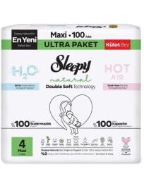 Sleepy Natural Double Soft Külot Bez Ultra Paket 4 Beden 100 Adet