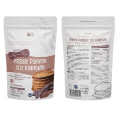 OG Natural Organik Keçiboynuzu Unlu Bebek Pankek Toz Karışımı 300 Gr