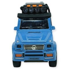 Sesli Işıklı Metal Off- Road Araba 17 cm - D700-04 - Mavi