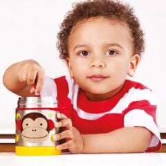 Skip Hop Zoo Paslanmaz Çelik Termos 325 ml Maymun