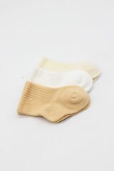 Bistyle Little Love Girl 3'lü Penye Soket Çorap 10137 Somon