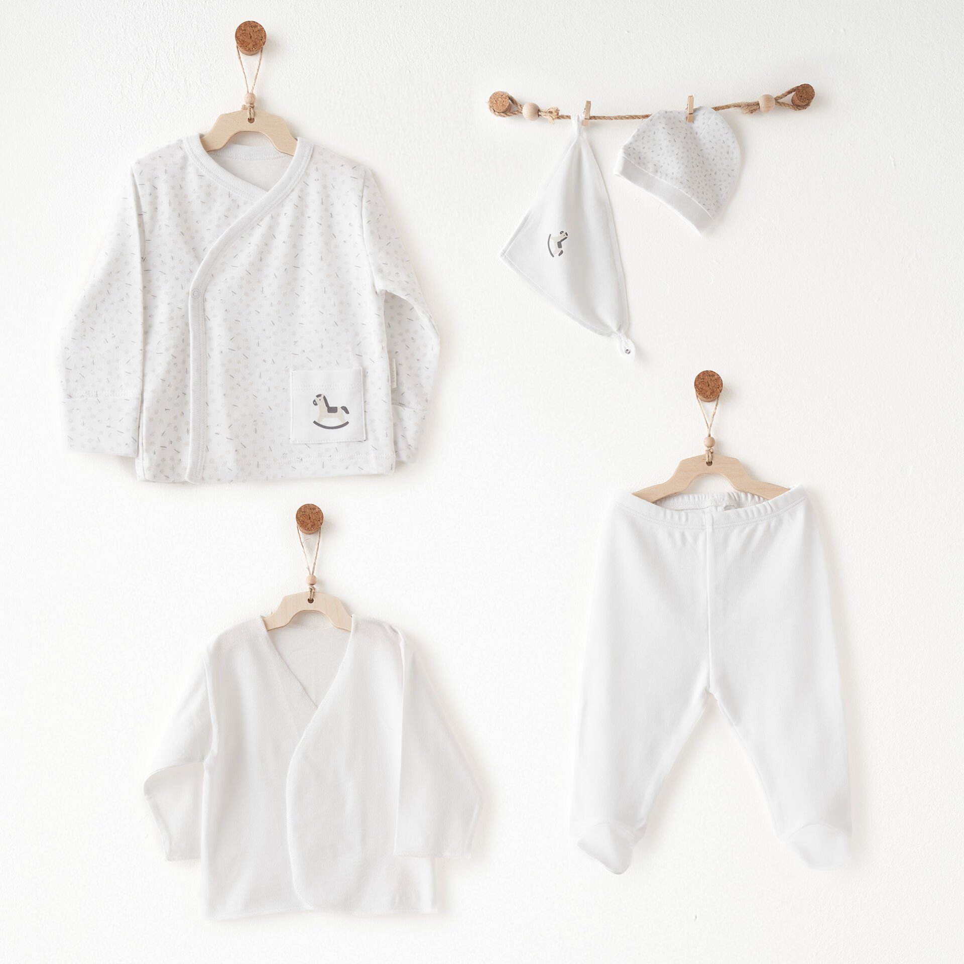 Andywawa AC26750 My Little World 5li Hastane Çıkışı White