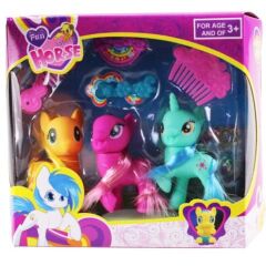 L-A18-7 - PONY 3 LÜ FİGÜR SET