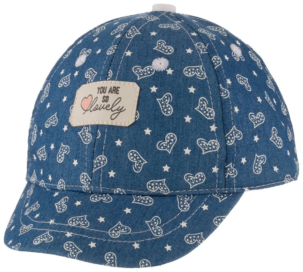 Kitti Denim Kız Kep 0-18 Ay Y26000-03 Mavi Denim
