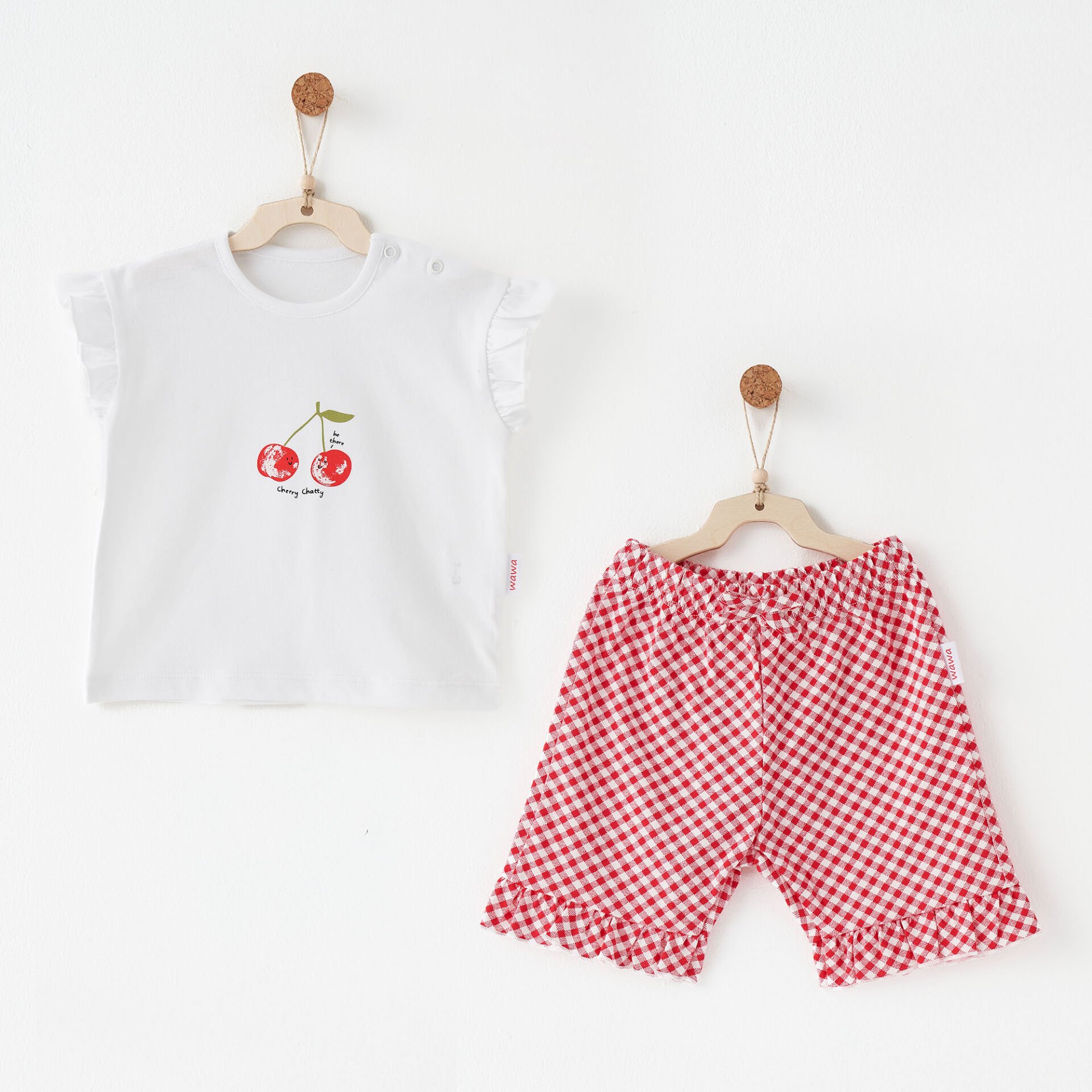 Andywawa AC26685 Cherry Chatty 2li Takım Red