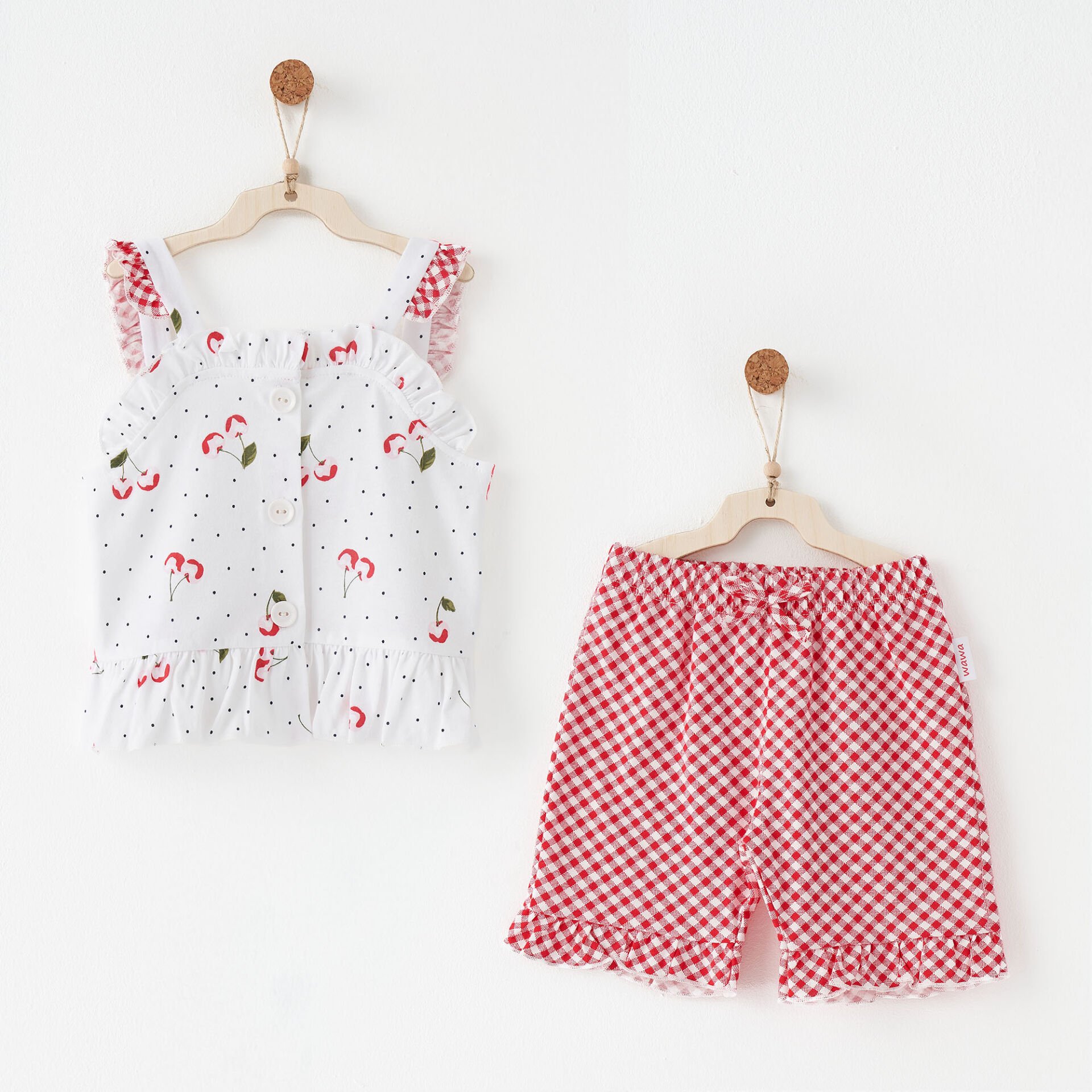 Andywawa AC26684 Cherry Chatty 2li Takım Red