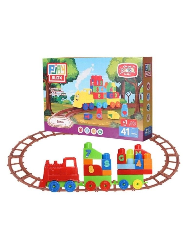 2403 - PLAYBOX 41 PARÇA LEGO TREN SETİ