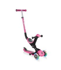 Globber Go Up Deluxe Scooter (Işıklı) Pembe