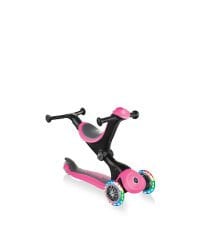Globber Go Up Deluxe Scooter (Işıklı) Pembe